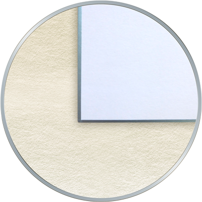 色紙フチ色水色