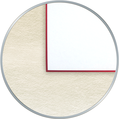 色紙フチ色赤色