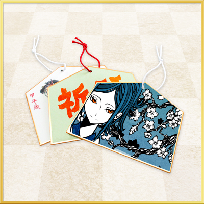 絵馬型色紙